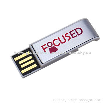 Customized Mini Pen Drive, Free for 1 to 2 Colored Silkscreen Printing and Laser Engraving